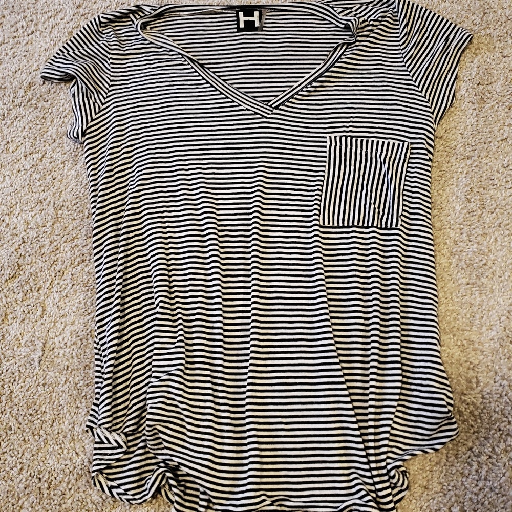 Stripped Pocket Shirt